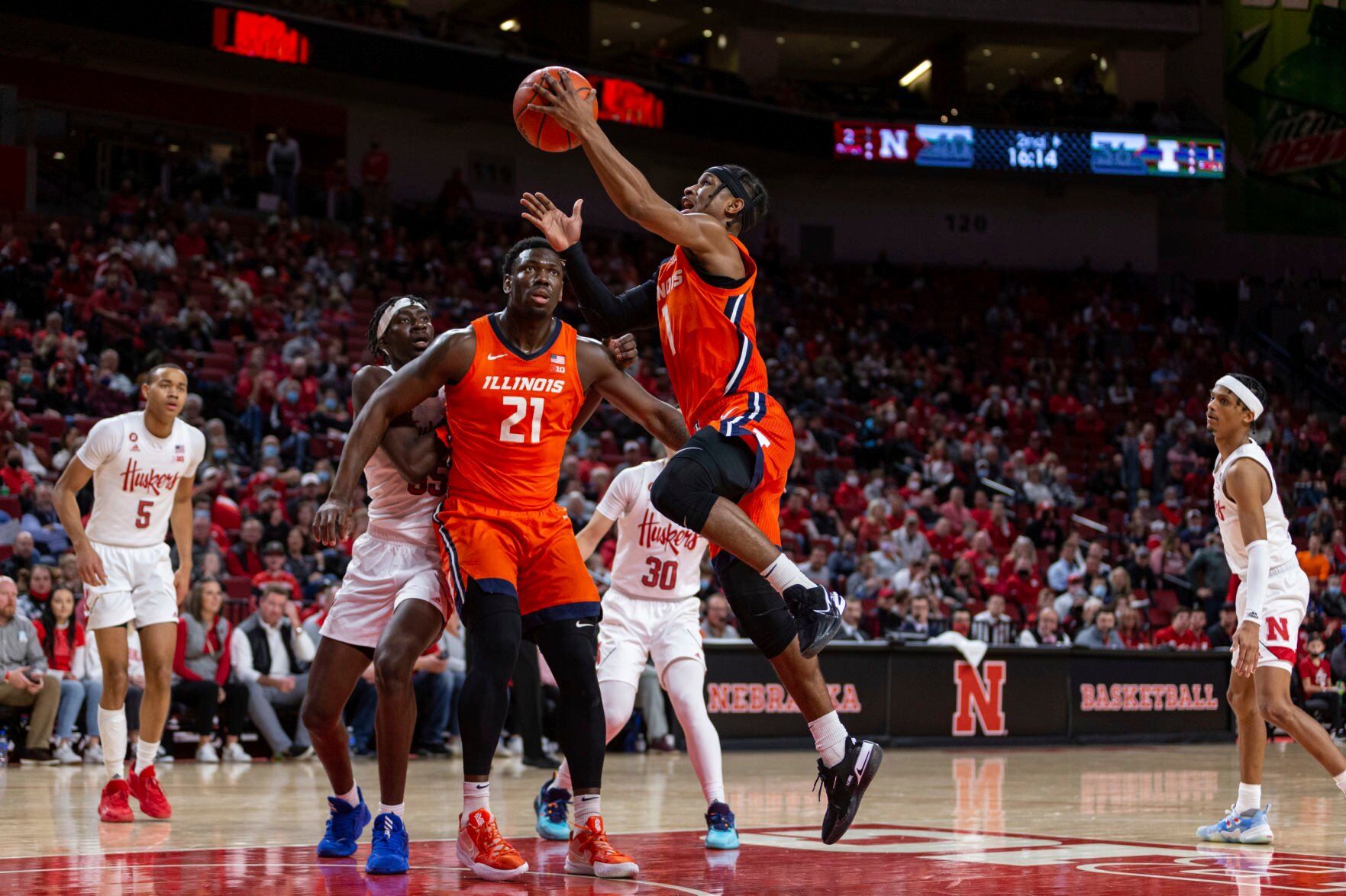 Illinois Nebraska Basketball